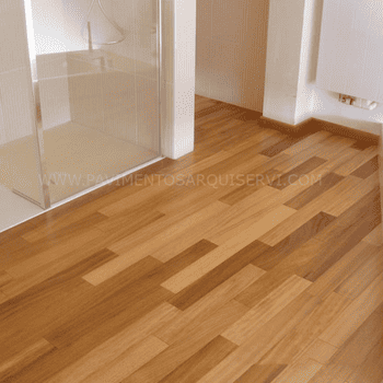 Madera Natural Parquet Iroko