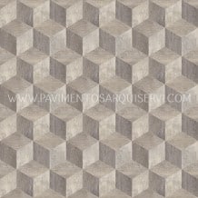 Revestimiento Pared Vinílico Cubo 3D