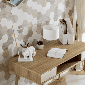 Revestimiento Pared Vinílico Azulejos 3D