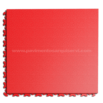 Vinílicos Vinílico Suelo Vinílico Loseta industrial acabado invisible Rojo