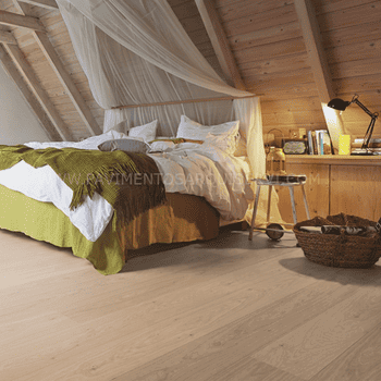 Madera Natural Parquet Roble Vivo Blanco Crema