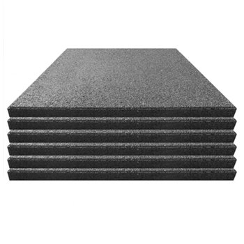 Caucho Macizo Loseta Negra 20MM 0,5X0,5