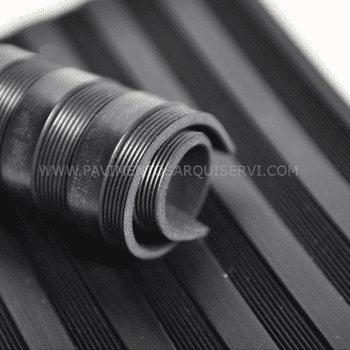 Goma Homogéneo Goma rayada gruesa 3mm 1,5X10