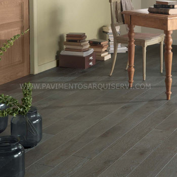 Madera Natural Bicapa Titanium con Poro Blanco