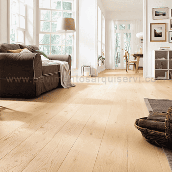 Madera Natural Multicapa Roble Blanco Luz Sauvage Cepillado