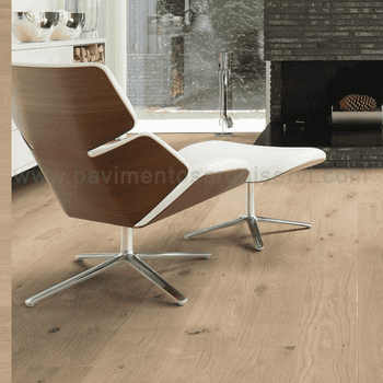 Madera Natural Multicapa Roble Blanco crema Sauvage Cepillado