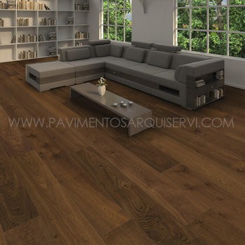 Madera Natural Multicapa Roble Fume Universal 