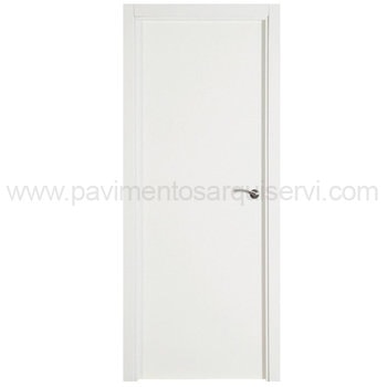 Puertas Hoja Maciza en DM  Puerta Plus Lisa Blanca