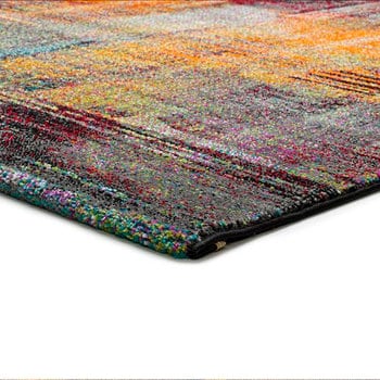 Alfombras 100% Polipropileno HEAT-SET FRISÈ Alfombra abstracto 04 multi 60x120