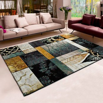 Alfombras 100% Polipropileno HEAT-SET FRISÈ Alfombra dibujos otoñal multi 120x170