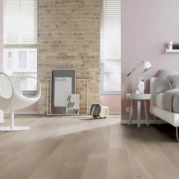 Madera Natural Parquet Roble único gris plateado