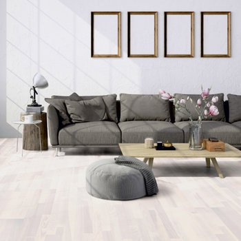 Madera Natural Parquet Fresno azur blanco