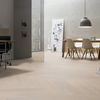 Madera Natural Parquet Roble gris luminoso Espiga