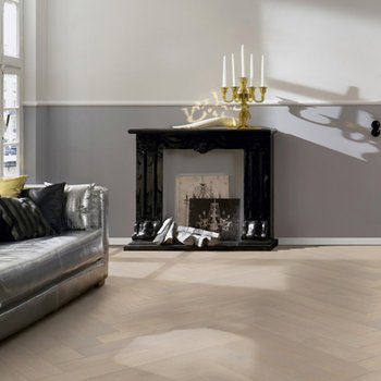 Madera Natural Parquet Roble gris luminoso Espiga