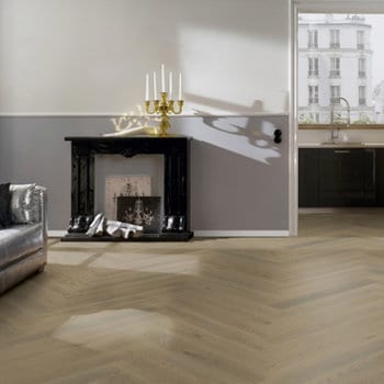 Madera Natural Parquet Roble gris humo Espiga