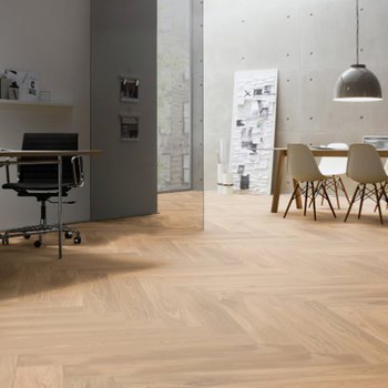 Madera Natural Parquet Roble beige luminoso Espiga