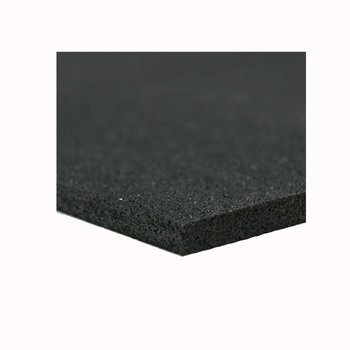 Caucho Macizo ROLLO DE CAUCHO 1,20x10m | 4mm | Negro | ACABADO LISO sin GRANO | Densidad Premium