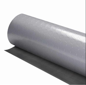 Vinílicos PVC Suelo Vinílico Círculos Gris 1mm