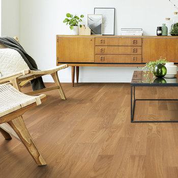 Madera Natural Parquet Roble Natural 2 Lamas Barniz Mate