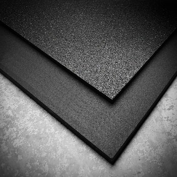 Caucho Macizo LOSETA DE CAUCHO 1mx1m  |  40mm  |  TACO DE APOYO  |  DENSIDAD STANDARD  |  Negro