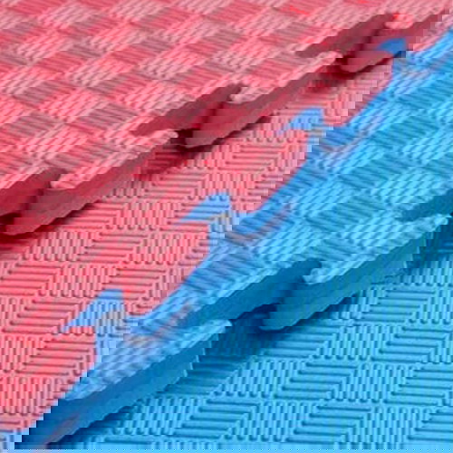 Tatami Etileno Acetato de Vinílo de Alta Densidad Tatami Rojo Azul |1x1| 25mm