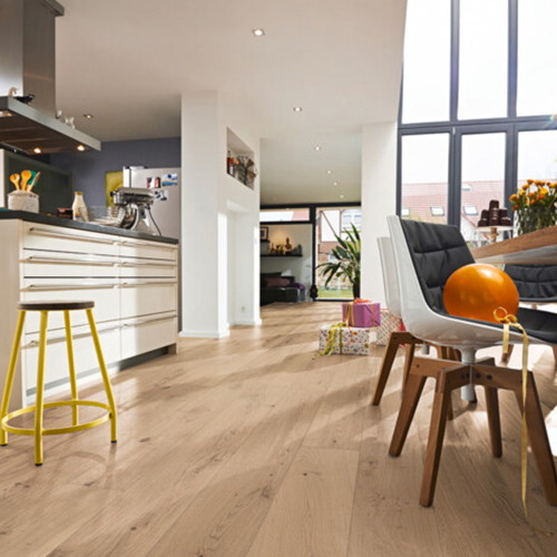 Madera Natural Parquet Roble vivo Crema