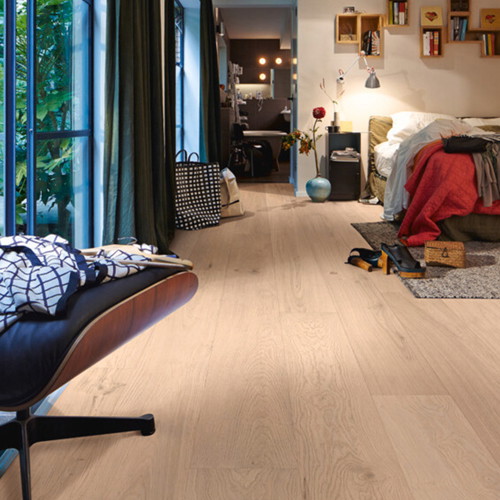 Madera Natural Parquet Roble vivo Blanco Crema