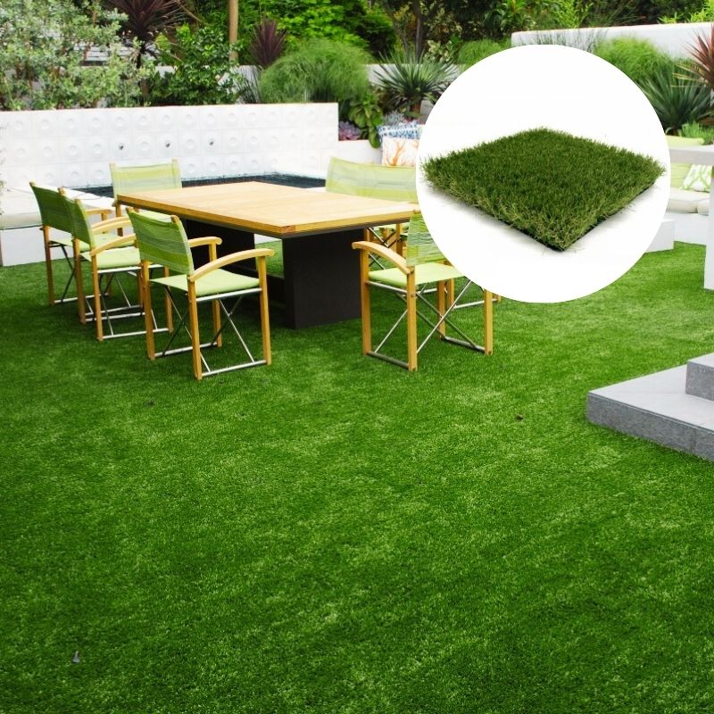Césped artificial Polipropileno Césped Jardin 45mm