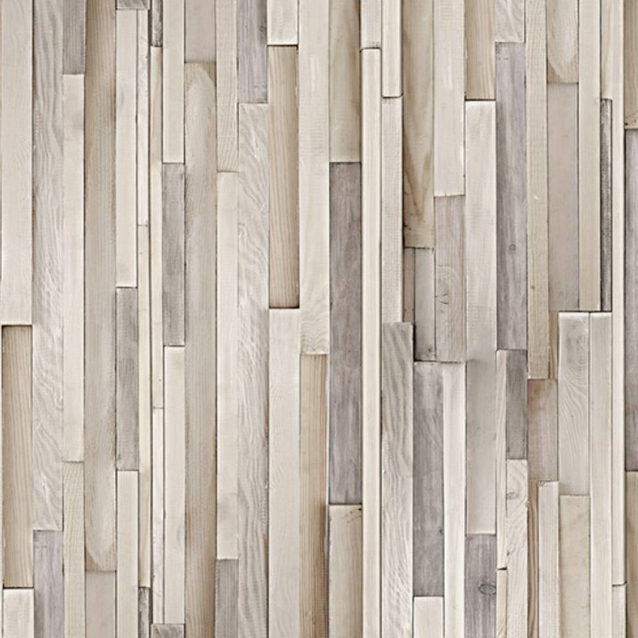 Revestimiento Pared PVC Trozos de Madera Easy