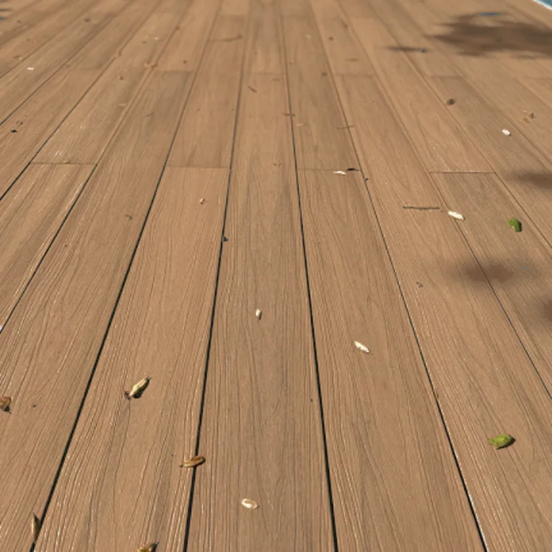 Tarima exterior Tecnológica Madera rayada