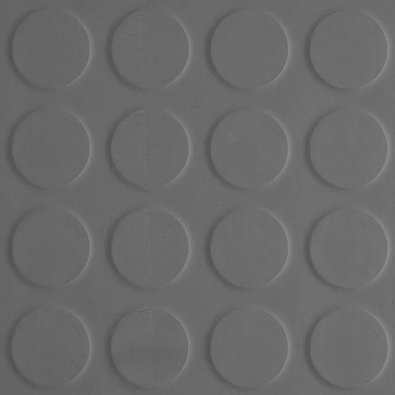 Goma Homogéneo Goma círculos Gris 3mm