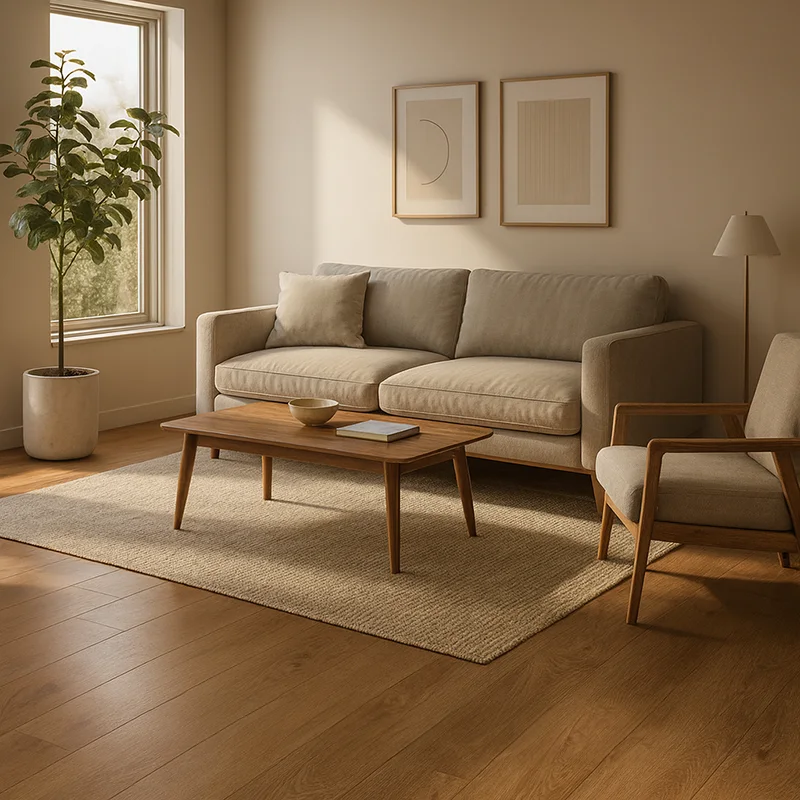 Madera Natural Parquet Roble Cela