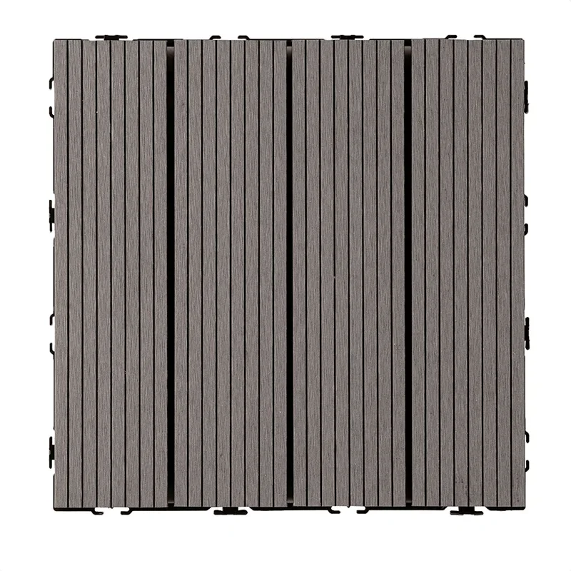 Tarima exterior Tecnológica Losetas Gris Piedra 30X30
