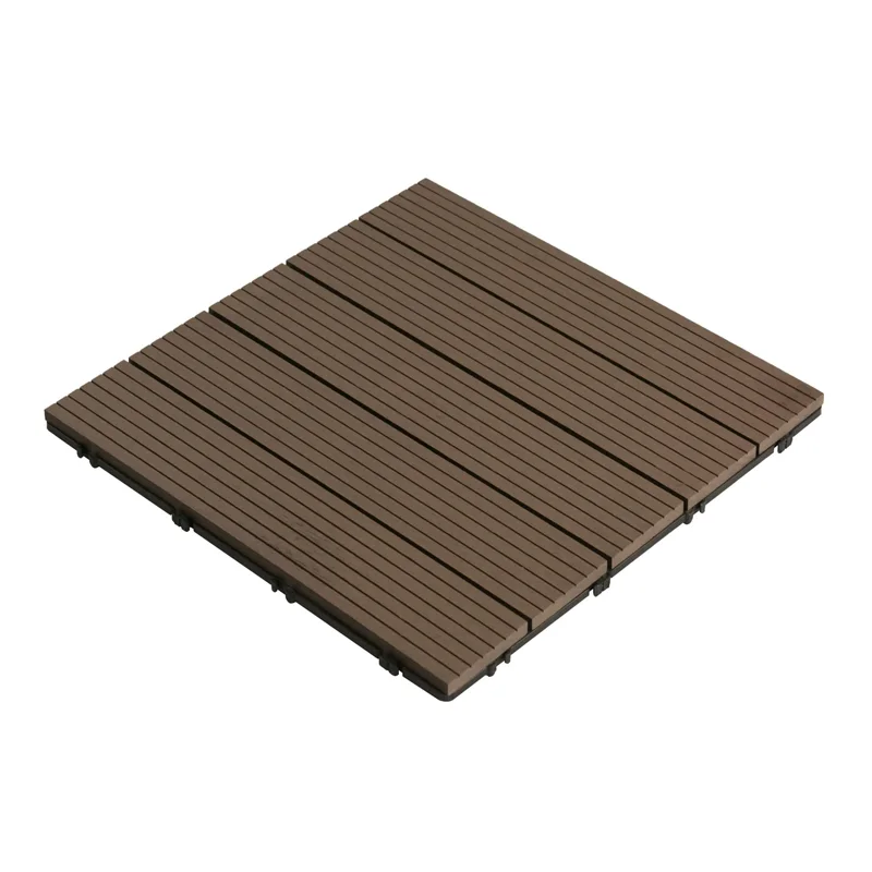 Tarima exterior Tecnológica Losetas Chocolate 90x90
