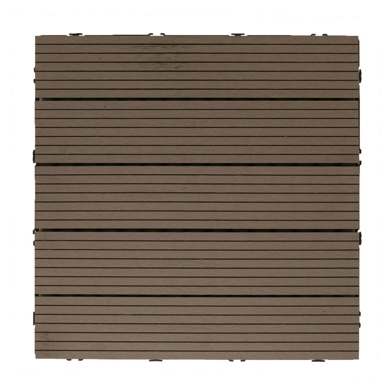 Tarima exterior Tecnológica Losetas Chocolate 90x90