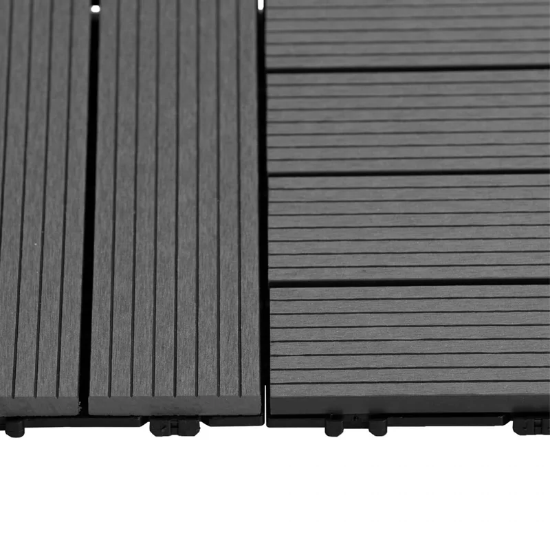 Tarima exterior Tecnológica Losetas Gris Piedra 30X30