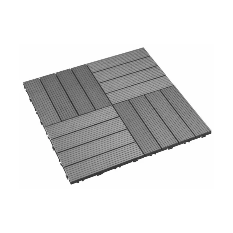 Tarima exterior Tecnológica Losetas Gris Piedra 30X30