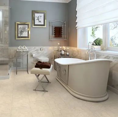 Vinílicos Heterogéneo Suelo Vinílico Marble Beige Autoadhesivas