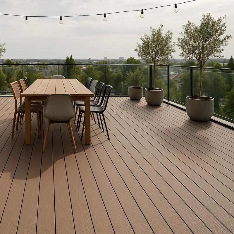 Tarima exterior Tecnológica Arena / Ipe