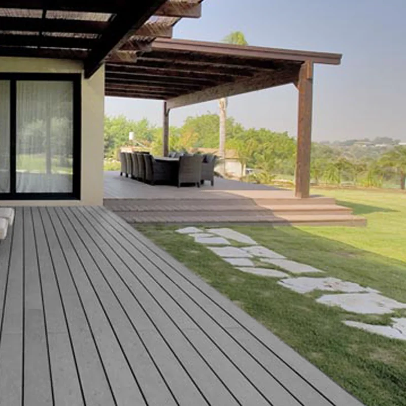 Tarima exterior Tecnológica Madera Ceniza