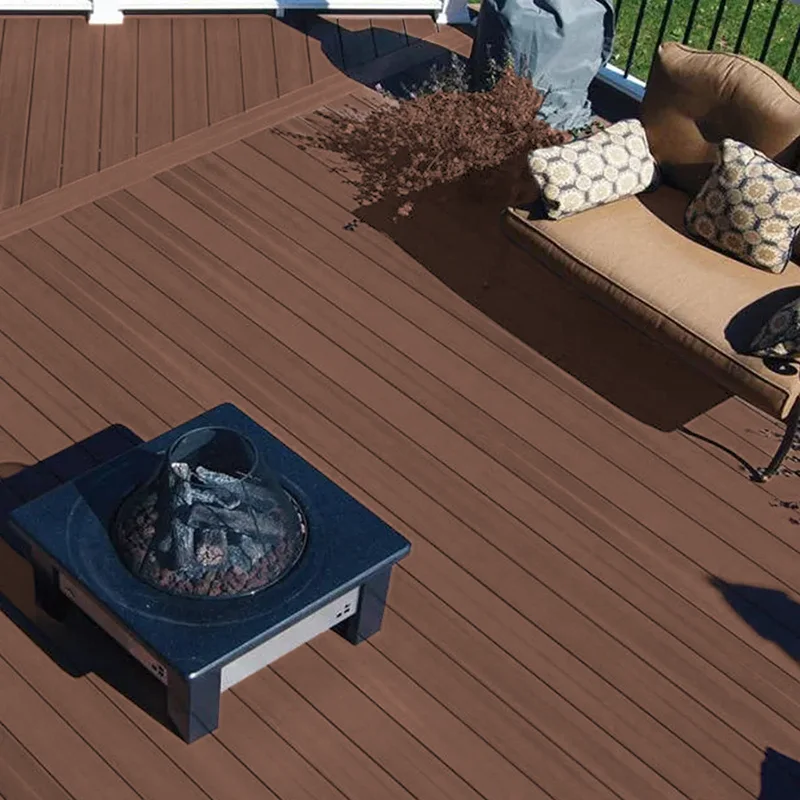 Tarima exterior Tecnológica Madera Marrón Oscuro