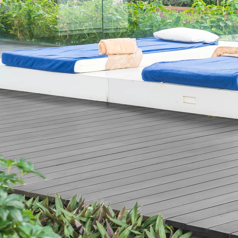 Tarima exterior Tecnológica Madera Plata Antigua