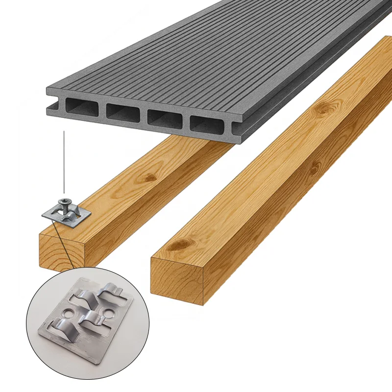 Tarima exterior Tecnológica Tarima Exterior Gris | Composite Terraza y Piscina | 14,6 x 220 cm x 23mm