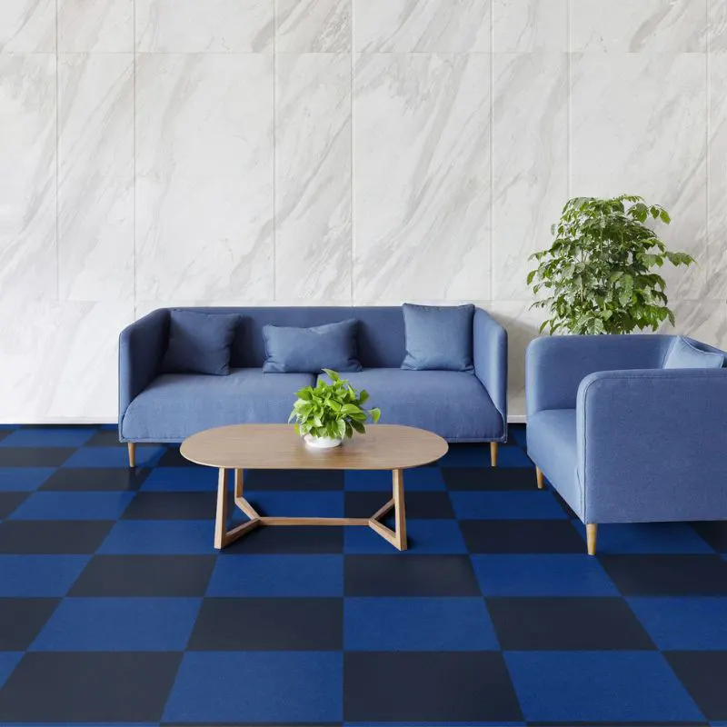 Moquetas Polipropileno Azul Royal 7284