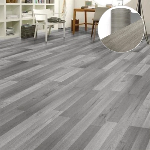 Suelo de Vinilo en Rollo Gris <br> Bobina 25m²