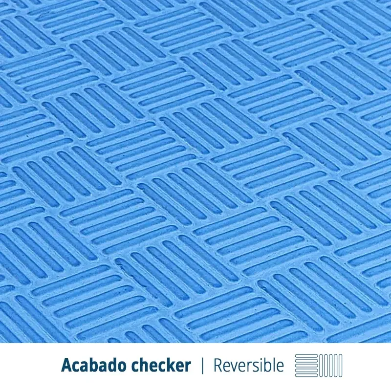 Tatami Etileno Acetato de Vinílo de Alta Densidad Tatami Negro Azul|1x1| 40mm