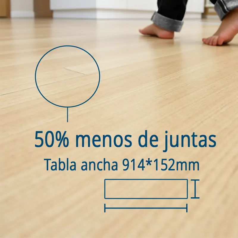 Vinílicos Heterogéneo Suelos Vinílicos Adhesivos Roble Claro Clásico Natural
