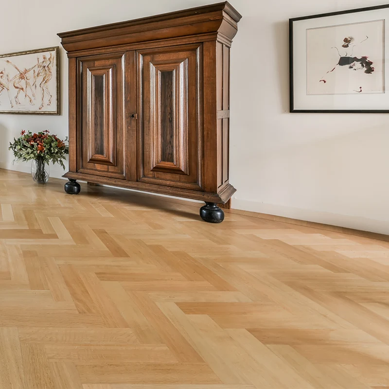 Madera Natural Parquet Espiga PUR