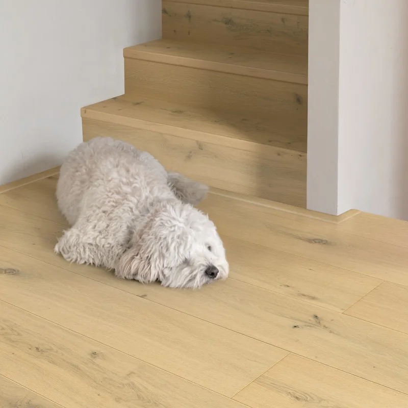 Madera Natural Parquet Roble Blanco Perlado Extra Mate