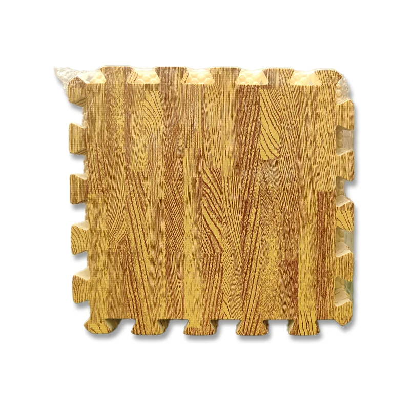 Tatami  Tatami Goma Eva  Madera Clara |0,32x0,32| 10mm | Paquete 9 unidades